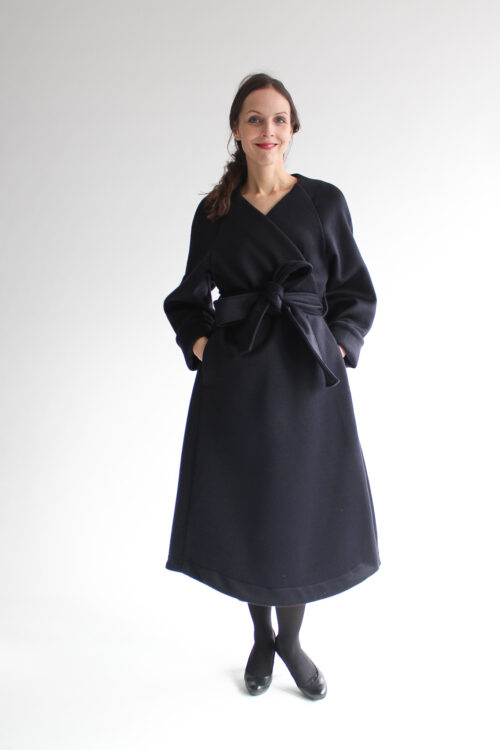 Eleganza 100 % cashmere coat made to order