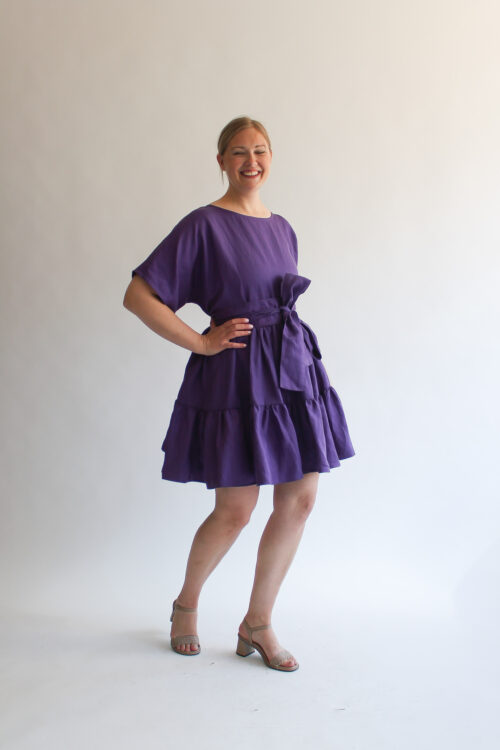 Fiore dell'iride double ruffle dress