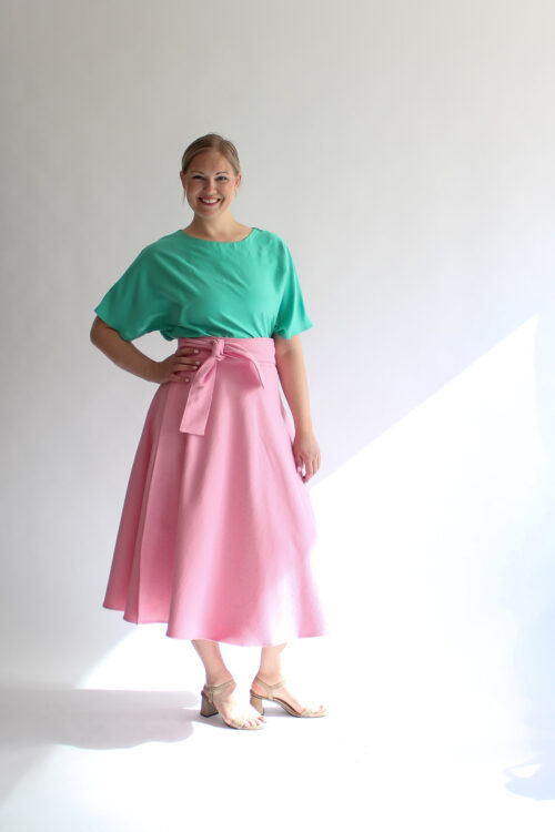 Zucchero filato midi skirt