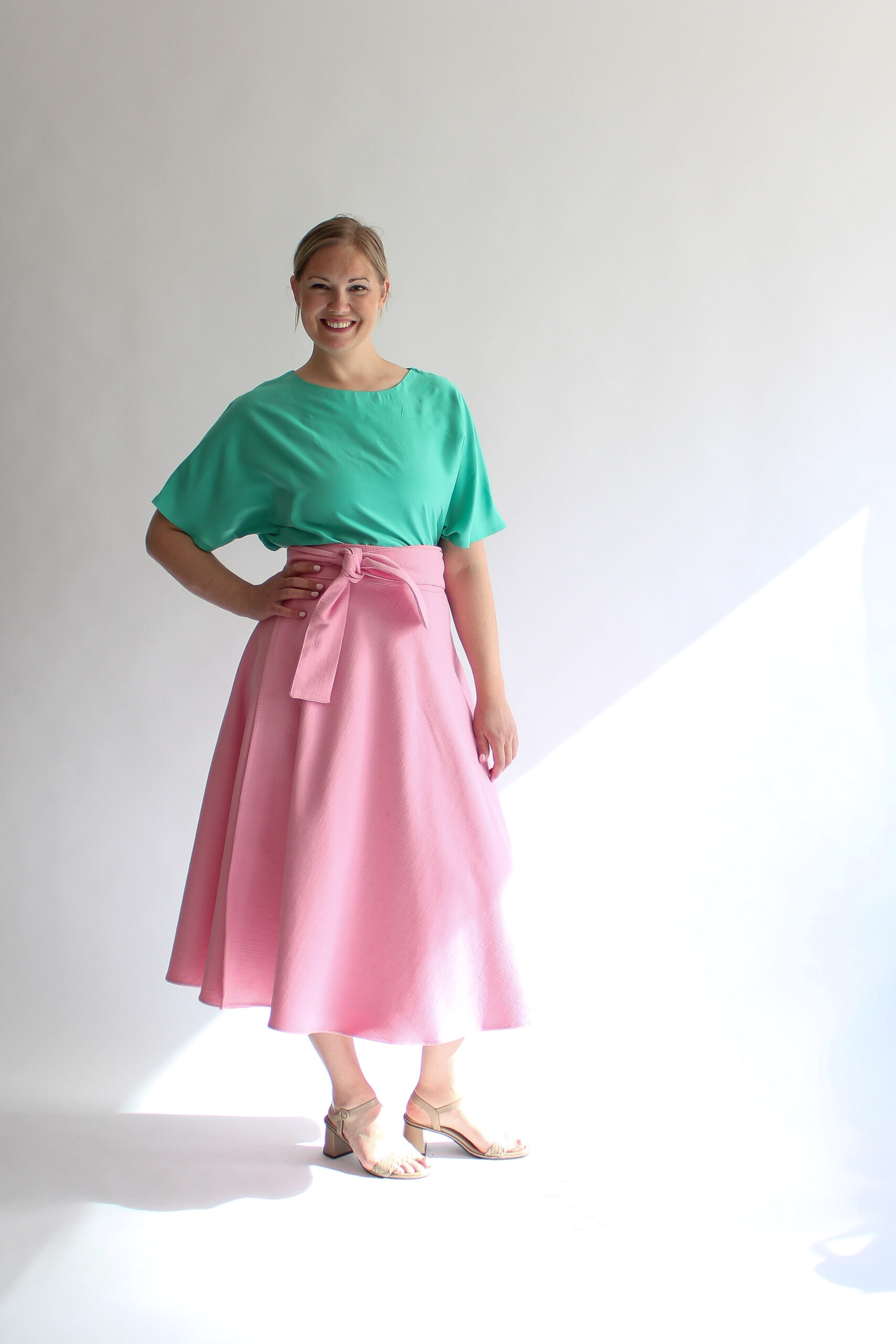 Zucchero filato midi skirt