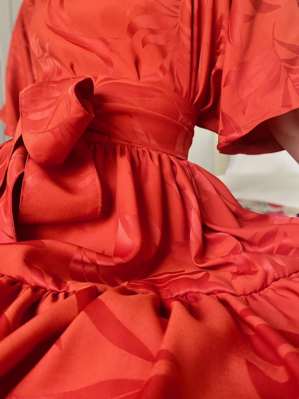 Ruggine viscose double ruffle dress - Image 11