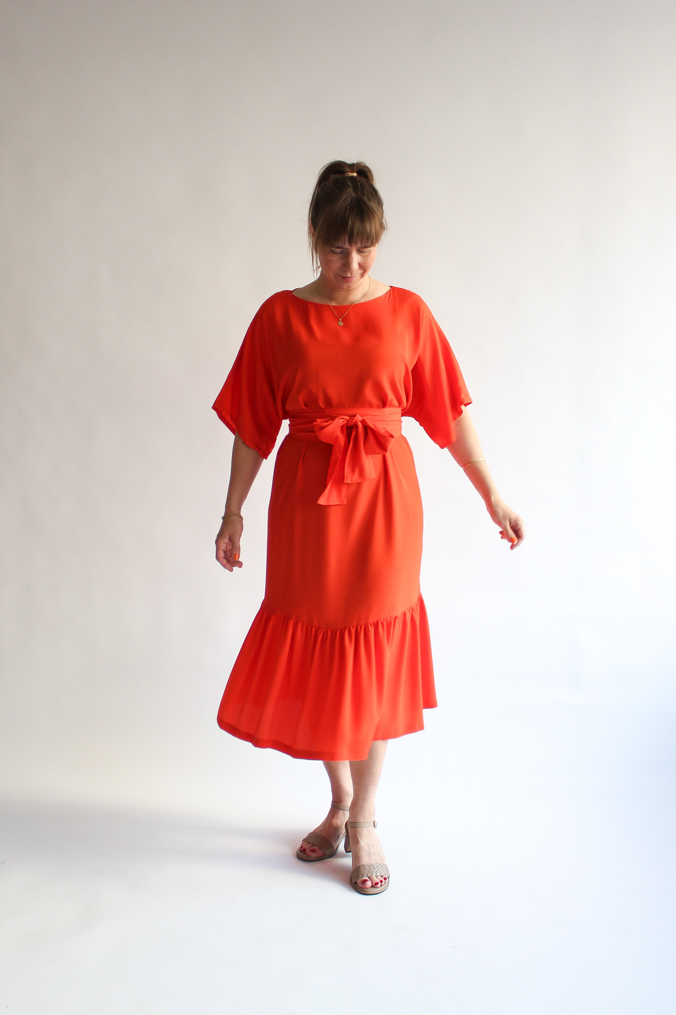 Arancia long t-shirt ruffle dress - Image 4