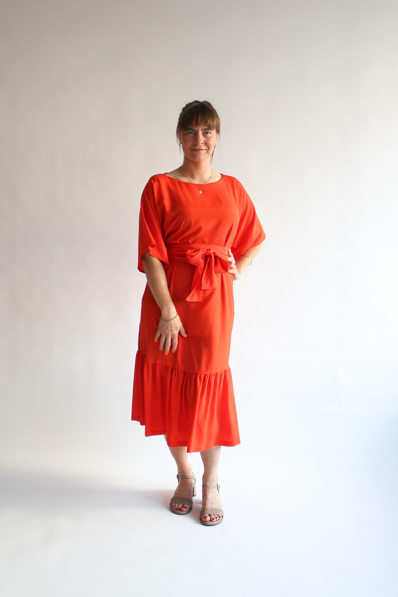 Arancia long t-shirt ruffle dress - Image 5