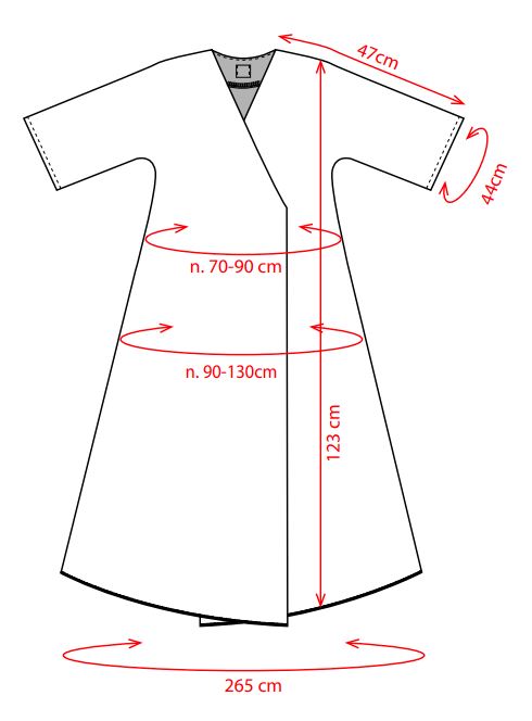 Marina cotton midi wrap dress - Image 9
