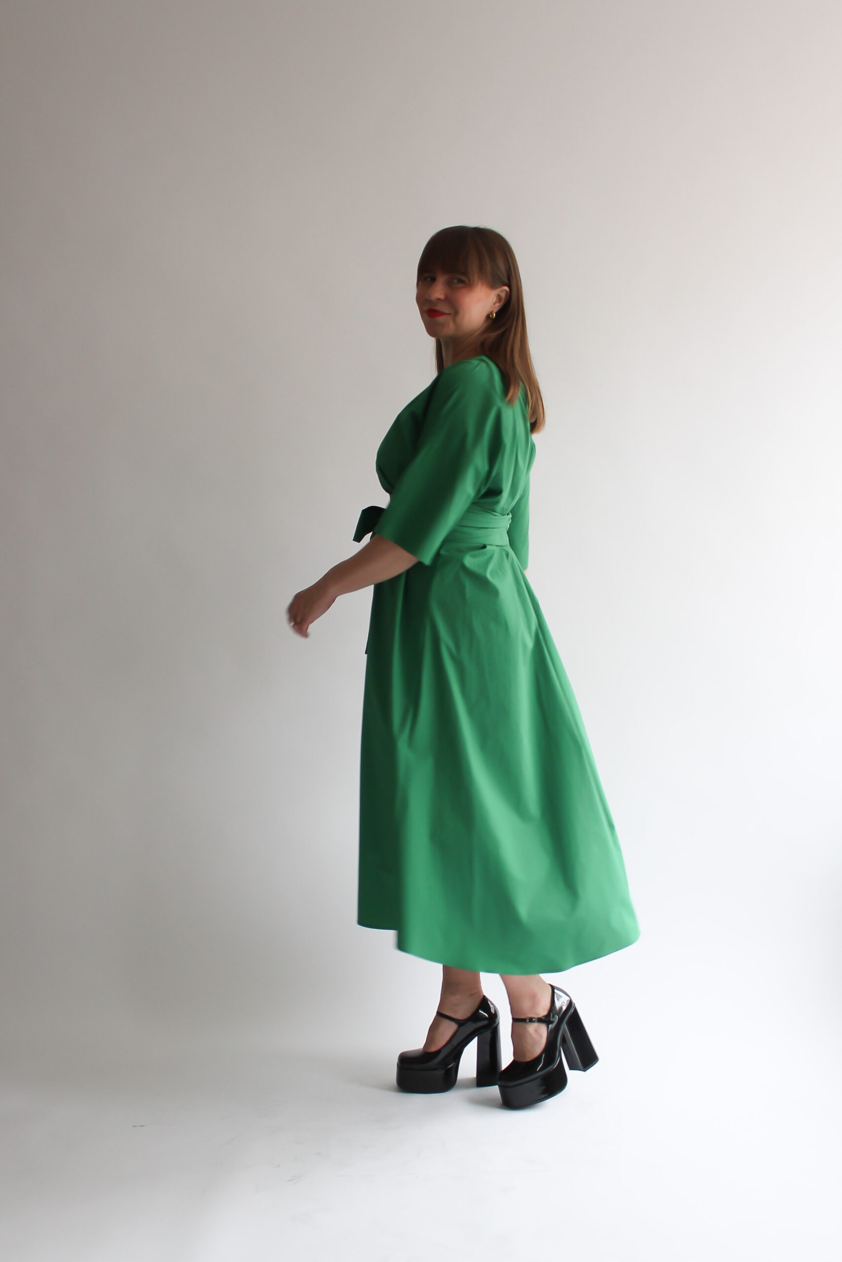 Giardino cotton wrap dress - Image 3