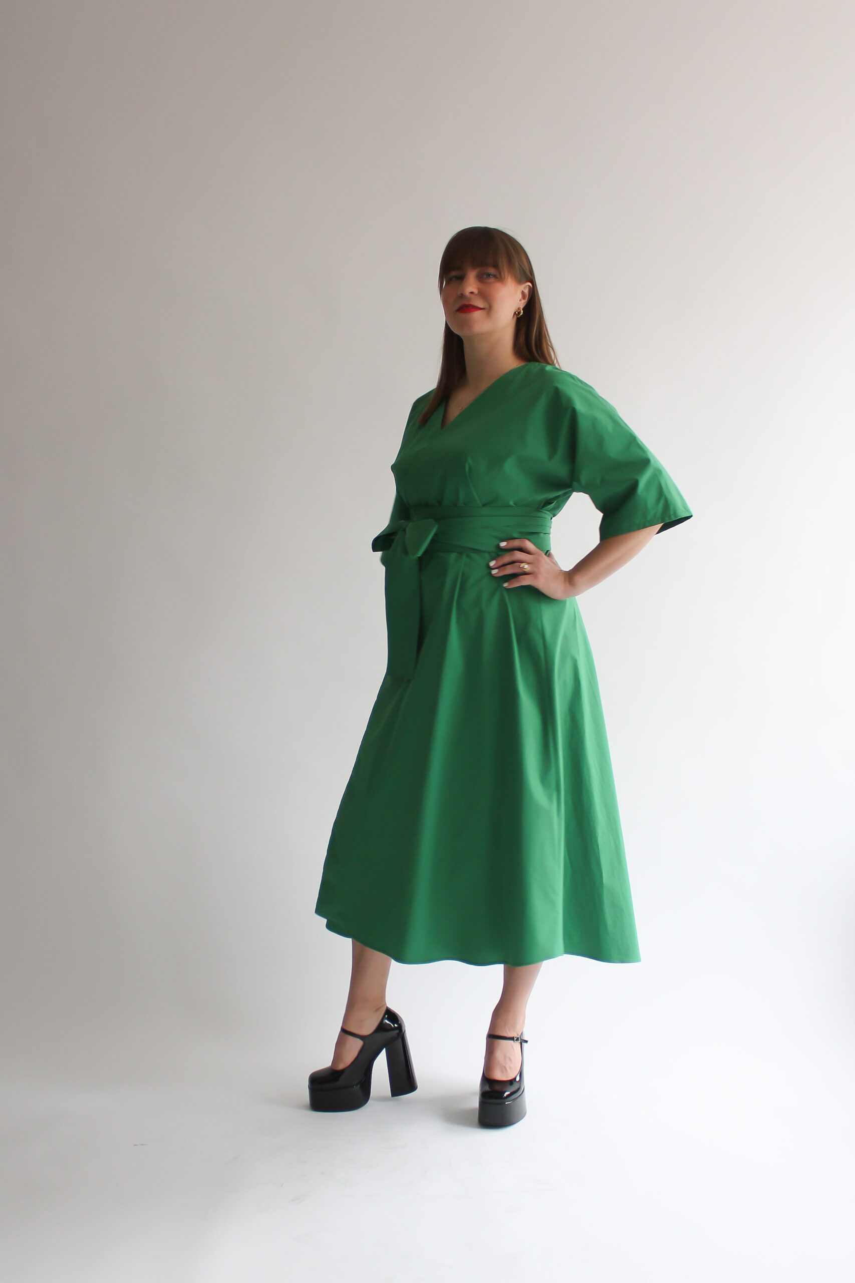Giardino cotton wrap dress - Image 4