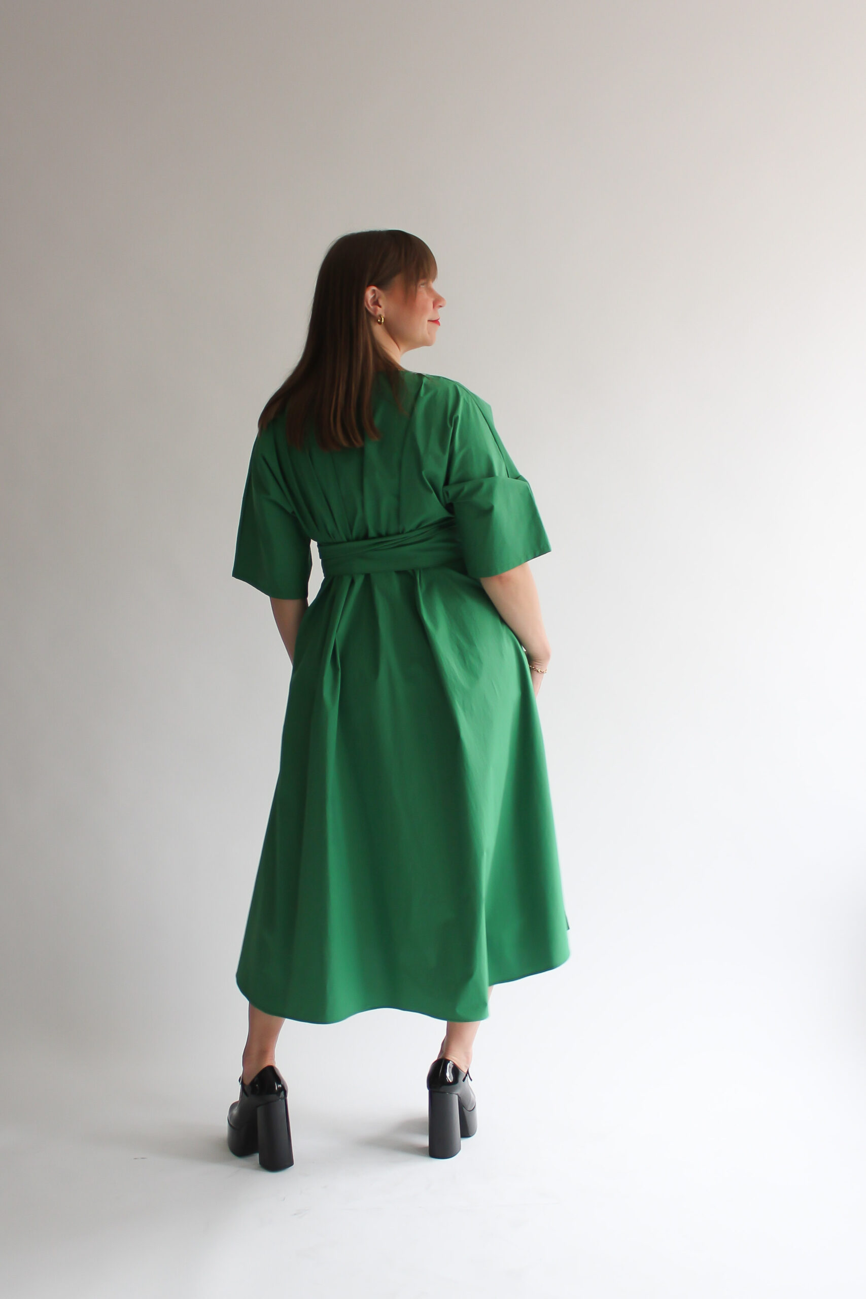 Giardino cotton wrap dress - Image 5