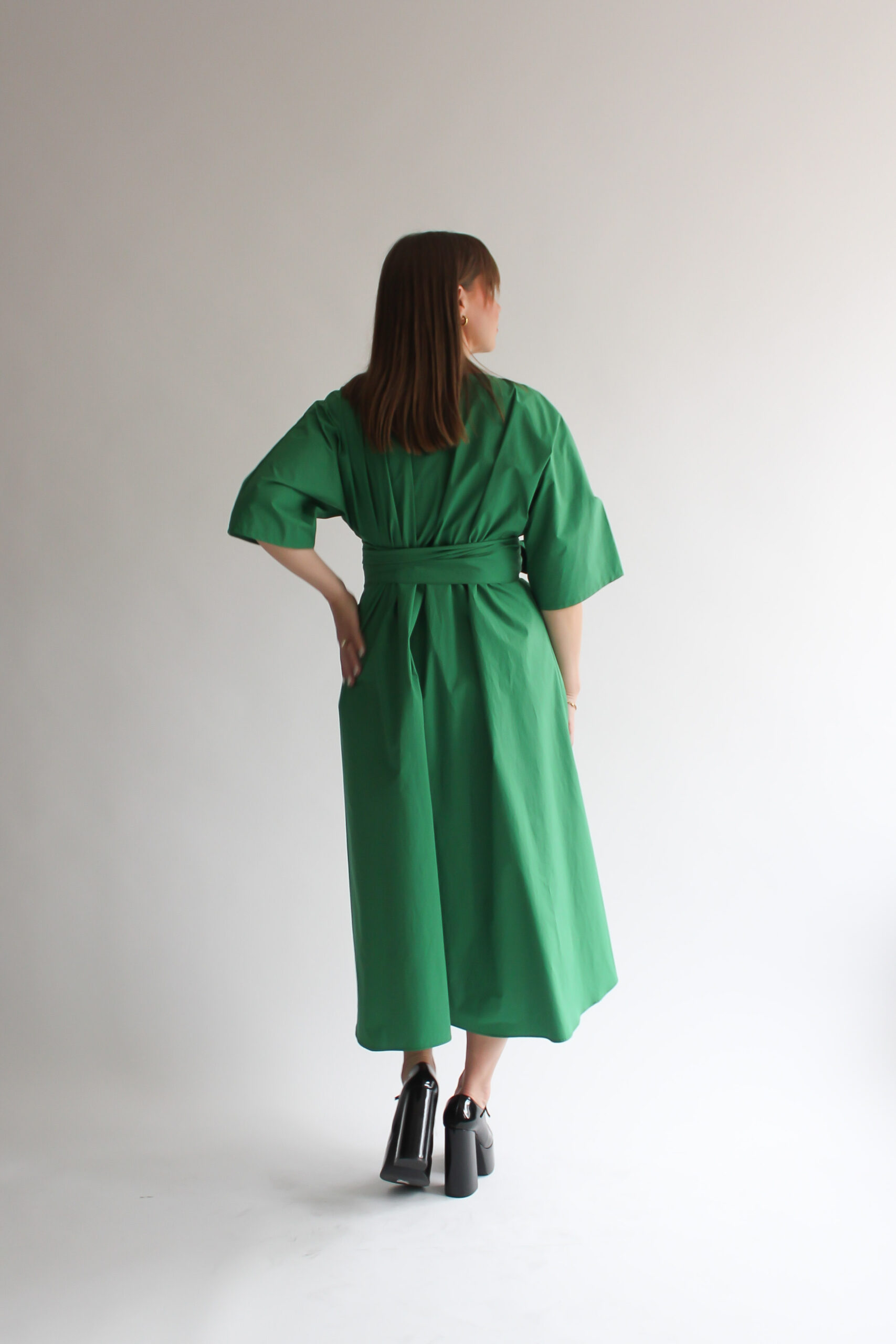 Giardino cotton wrap dress - Image 6