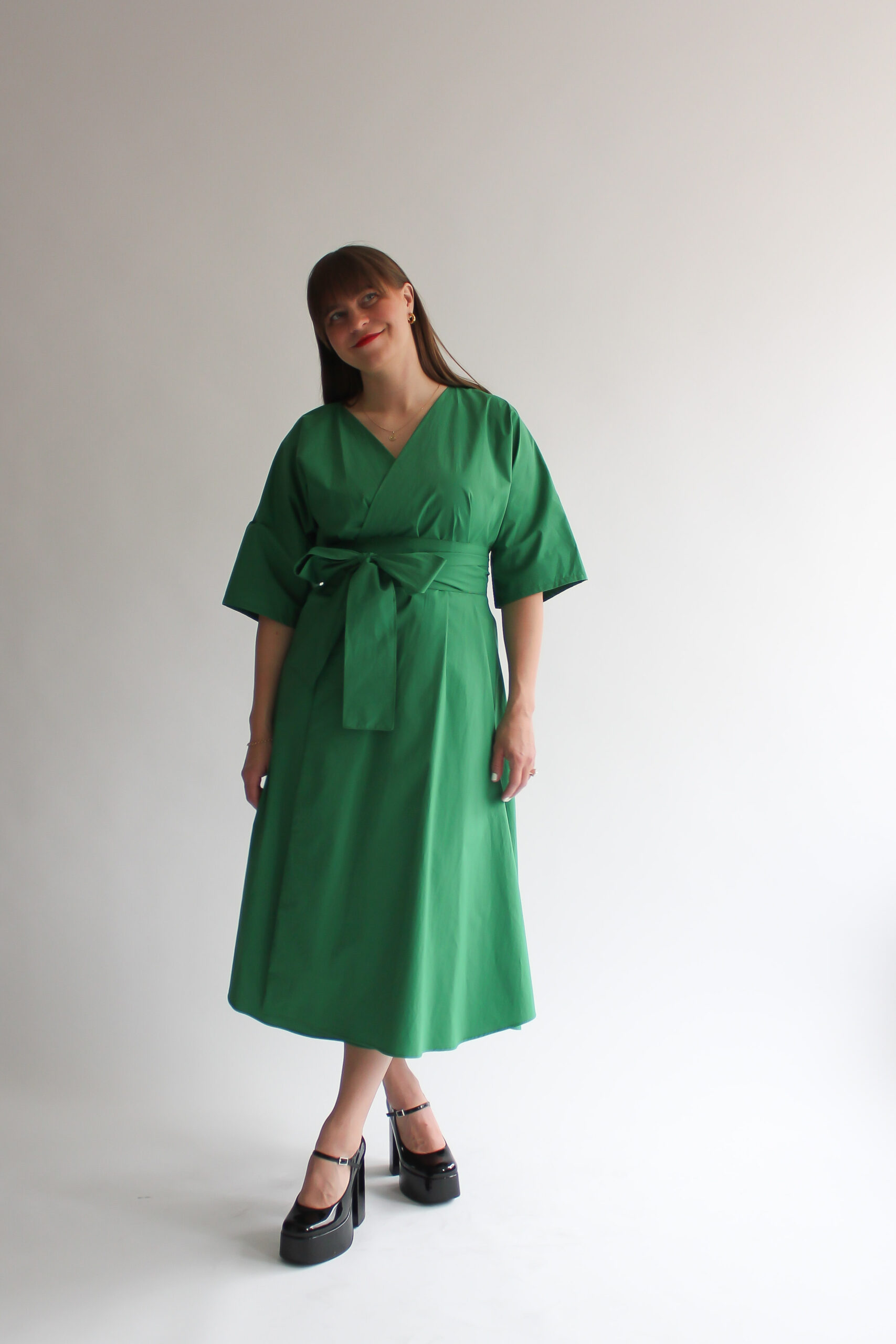 Giardino cotton wrap dress - Image 7