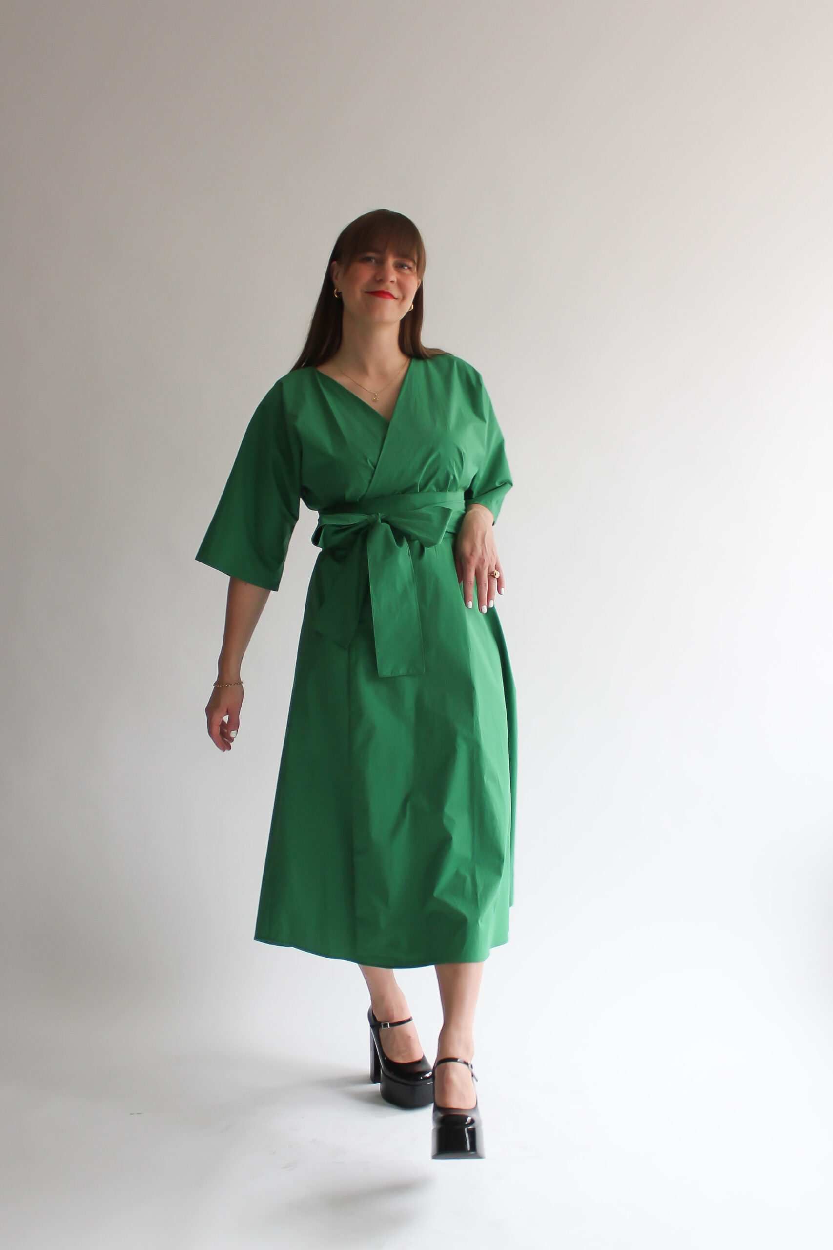 Giardino cotton wrap dress - Image 8