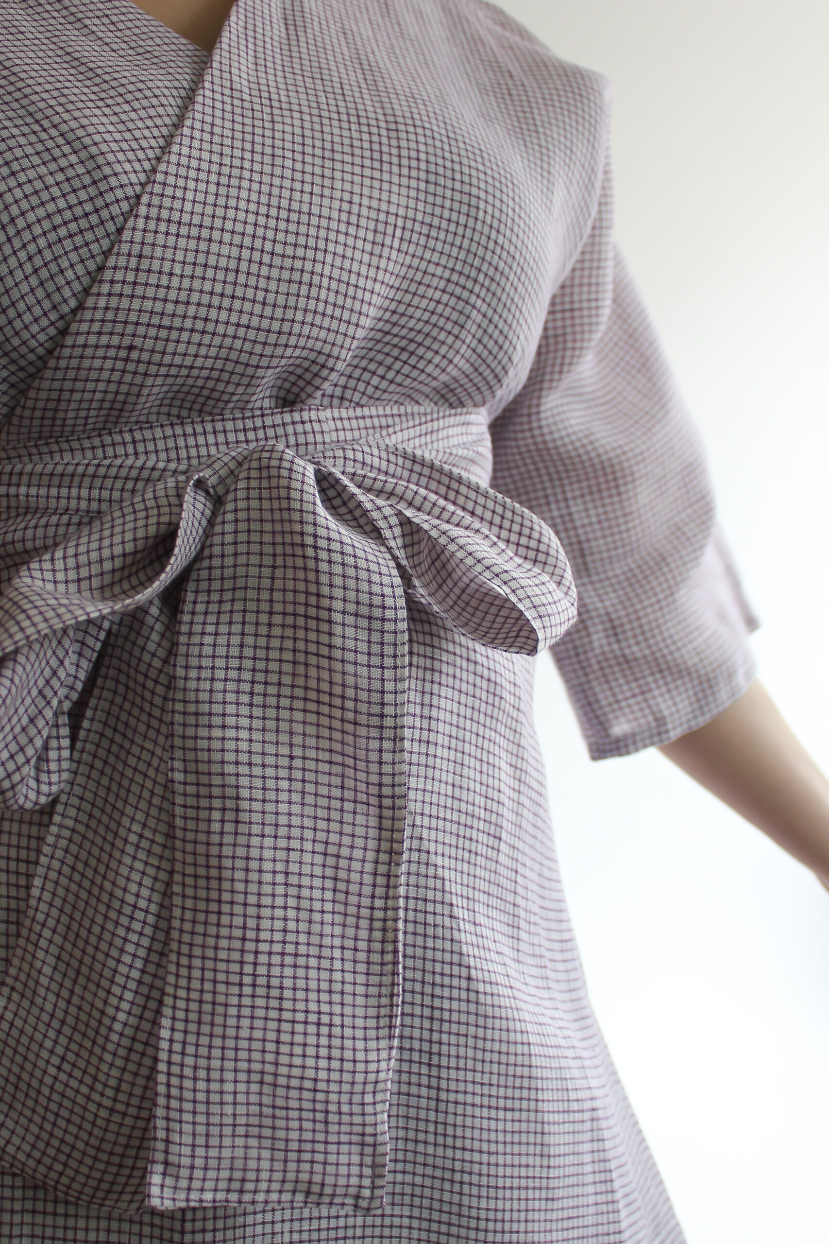 Rurale linen midi wrap dress - Image 8