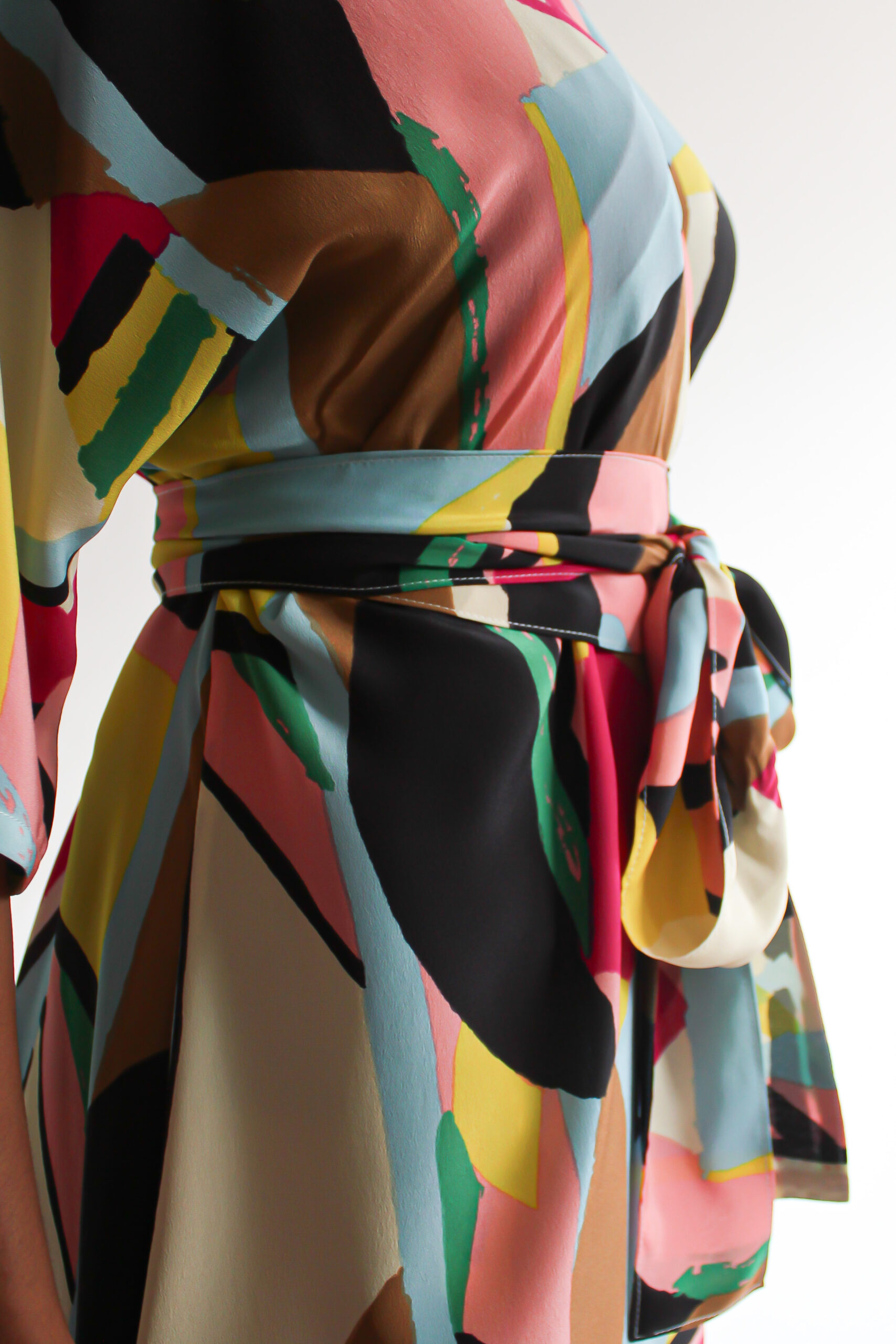 Arte 100 % silk maxi wrap dress - Image 8