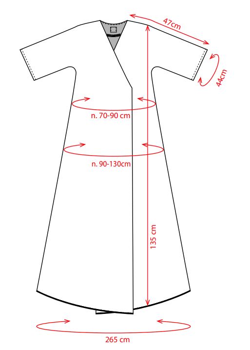 Arte 100 % silk maxi wrap dress - Image 10